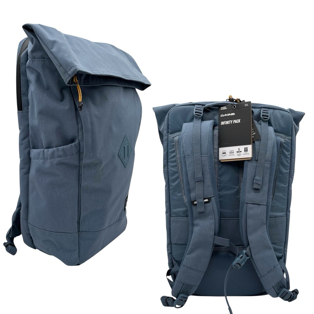 Dakine Womens Infinity Pack 21L Backpack Vintage Blue Roll-top Fits 15" Laptop
